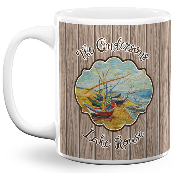 Custom Lake House 11 Oz Coffee Mug - White (Personalized)