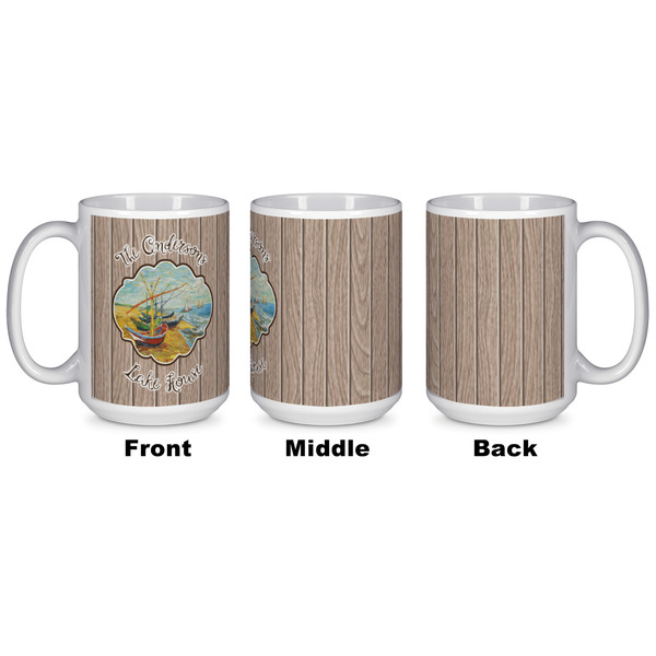 Lake House Coffee Mug - 15 oz - White APPROVAL
