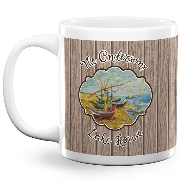 Lake House Coffee Mug - 20 oz - White