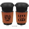 Lake House Cognac Leatherette Mug Sleeve - Double Sided Apvl
