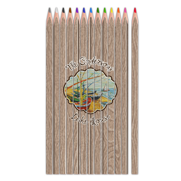 Custom Lake House Colored Pencils (Personalized)