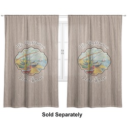 Lake House Curtain Panel - Custom Size (Personalized)