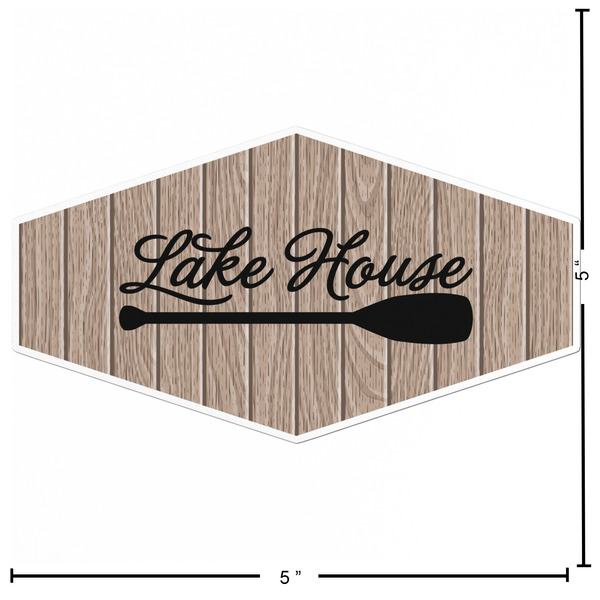 Lake House Custom Shape Iron On Patches - L - APPROVAL