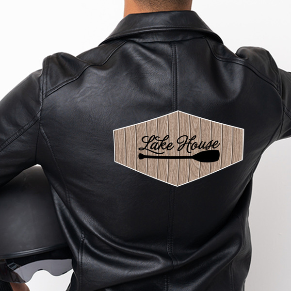 Lake House Custom Shape Iron On Patches - XXXL - APPROVAL