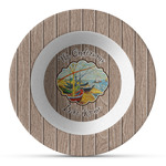 Lake House Plastic Bowl - Microwave Safe - Composite Polymer (Personalized)