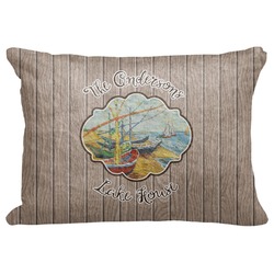 Lake House Decorative Baby Pillowcase - 16"x12" (Personalized)