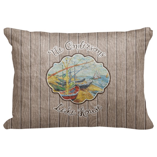 Custom Lake House Decorative Baby Pillowcase - 16"x12" (Personalized)