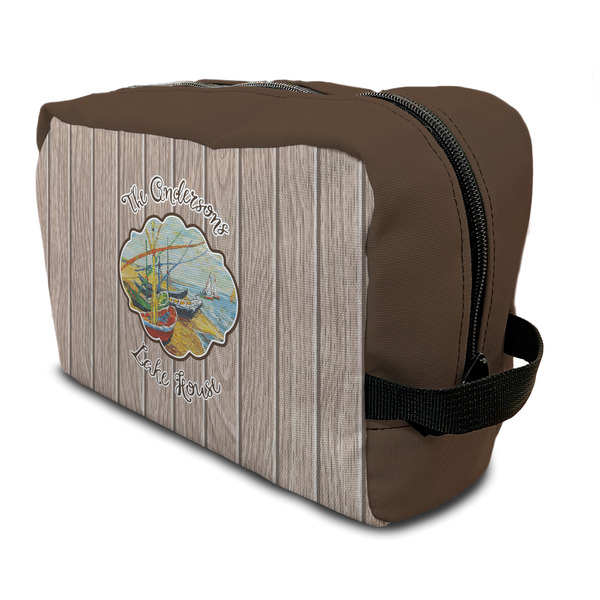 Custom Lake House Toiletry Bag / Dopp Kit (Personalized)