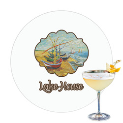 Lake House Printed Drink Topper - 3.25" (Personalized)