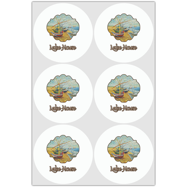 Lake House Drink Topper - XLarge - Set of 6