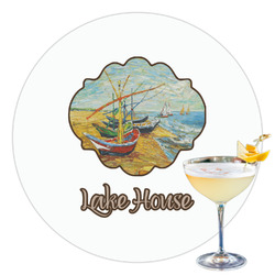 Lake House Printed Drink Topper - 3.5" (Personalized)