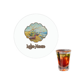 Lake House Printed Drink Topper - 1.5" (Personalized)