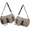 Lake House Duffle bag large front and back sides