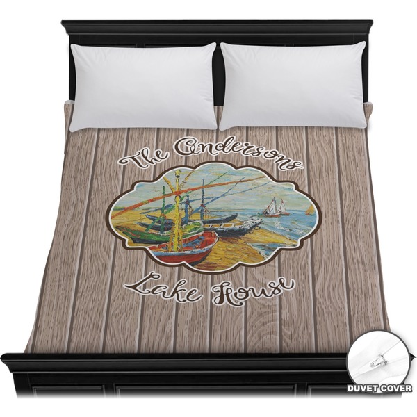 Custom Lake House Duvet Cover - Full / Queen (Personalized)