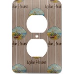 Lake House Electric Outlet Plate (Personalized)