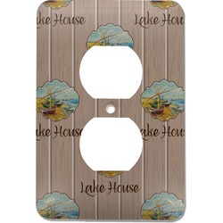 Lake House Electric Outlet Plate (Personalized)