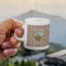 Lake House Espresso Cup - 3oz LIFESTYLE (new hand)