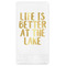 Lake House Guest Napkins - Foil Stamped (Personalized)