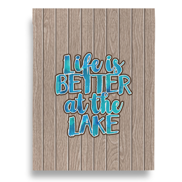 Lake House Garden Flags - Large - Double Sided - BACK