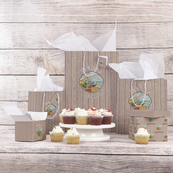 Lake House Gift Bags - In Context
