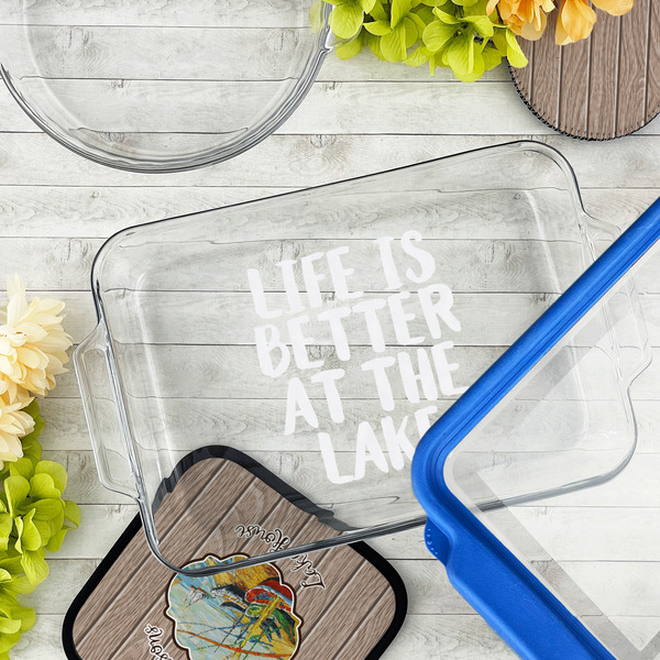 Lake House Glass Baking Dish - LIFESTYLE (13x9)