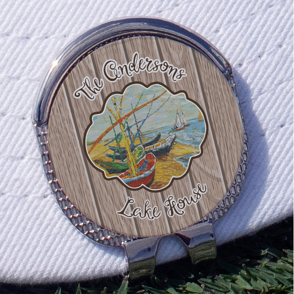 Custom Lake House Golf Ball Marker - Hat Clip