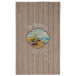 Lake House Golf Towel - Poly-Cotton Blend w/ Name or Text