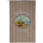 Lake House Golf Towel - Poly-Cotton Blend - Small w/ Name or Text