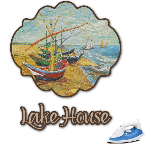 Custom Lake House Graphic Iron On Transfer - Up to 4.5"x4.5" (Personalized)