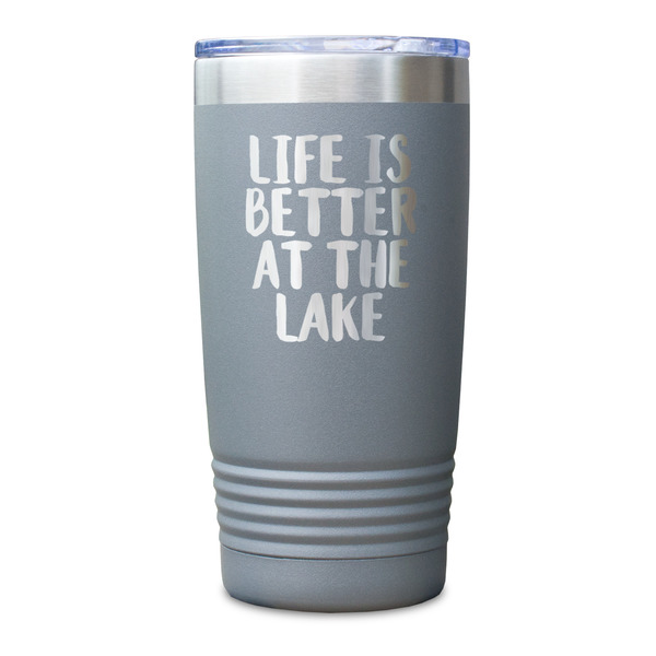 Lake House Gray Polar Camel Tumbler - 20oz - Single Sided - Approval