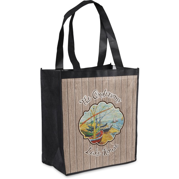 Custom Lake House Grocery Bag (Personalized)