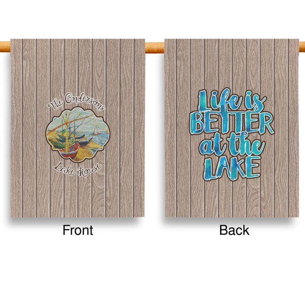 Lake House House Flags - Double Sided - APPROVAL