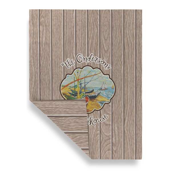 Lake House House Flags - Double Sided - FRONT FOLDED