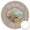 Lake House Printed Cookie Topper - 3.25" (Personalized)