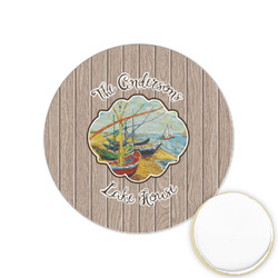 Lake House Printed Cookie Topper - 1.25" (Personalized)