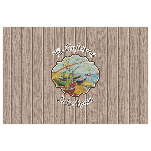 Lake House Indoor / Outdoor Rug - 2'x3' - Front Flat