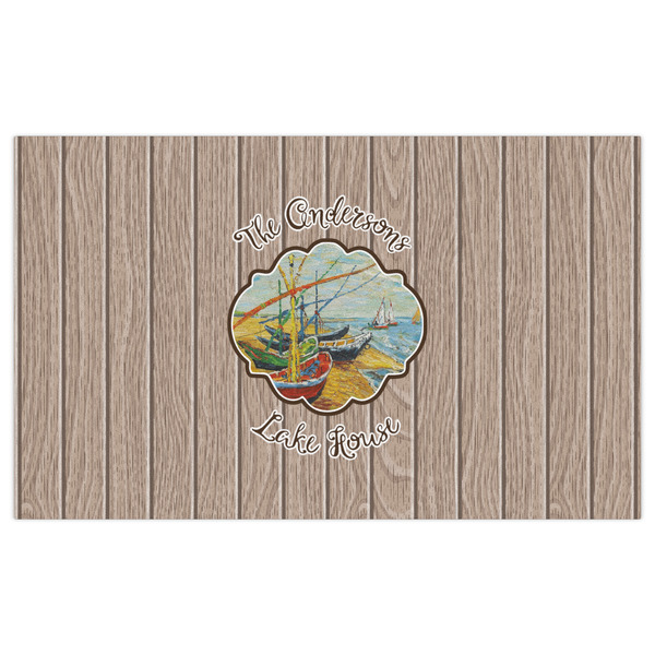 Lake House Indoor / Outdoor Rug - 3'x5' - Front Flat