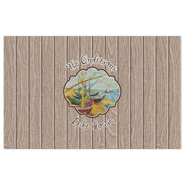 Lake House Indoor / Outdoor Rug - 5'x8' - Front Flat