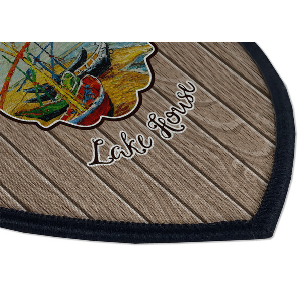 Lake House Iron on Shield 3 Detail