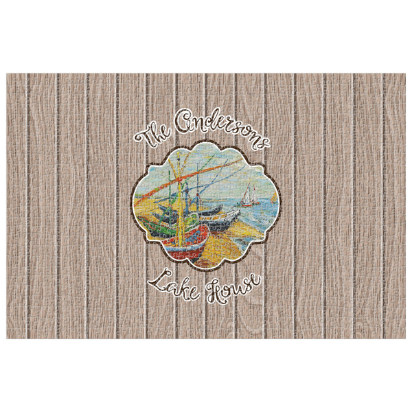 Custom Lake House Jigsaw Puzzle - 1000-piece (Personalized)