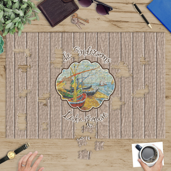 Lake House Jigsaw Puzzle 1014 Piece - In Context