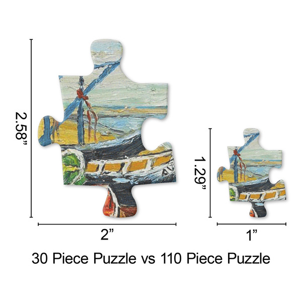 Lake House Jigsaw Puzzle - Piece Comparison