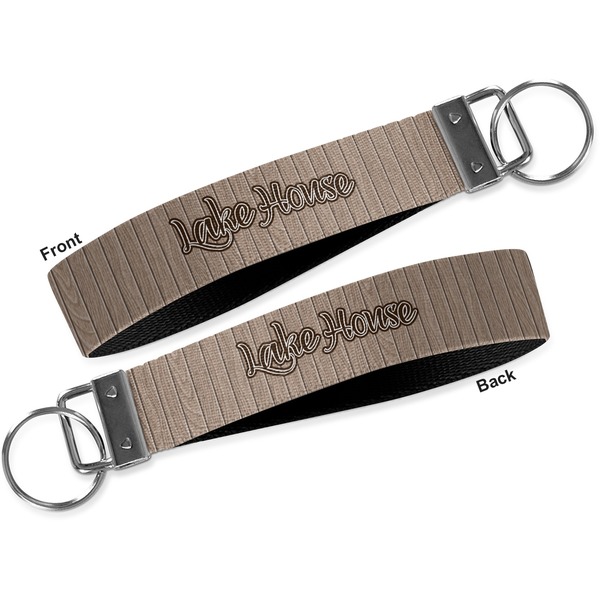 Lake House Key-chain - Metal and Nylon - Front and Back