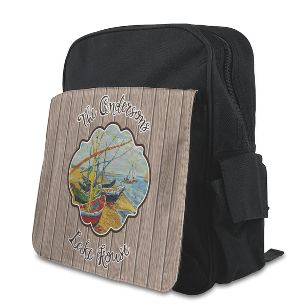 Custom Lake House Preschool Backpack (Personalized)