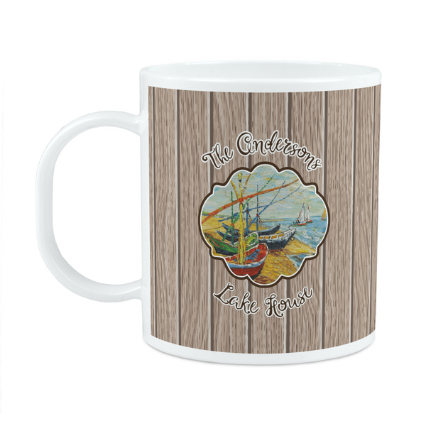 Custom Lake House Plastic Kids Mug (Personalized)