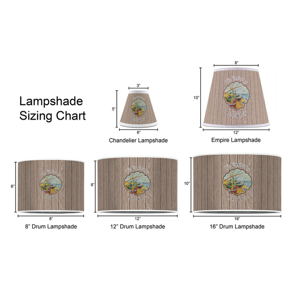 Lake House Lampshade Sizing Chart