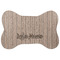 Lake House Bone Shaped Dog Food Mat (Personalized)