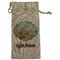 Lake House Large Burlap Gift Bags - Front