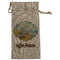 Lake House Large Burlap Gift Bag - Front (Personalized)