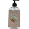 Lake House Plastic Soap / Lotion Dispenser (16 oz - Large - Black) (Personalized)